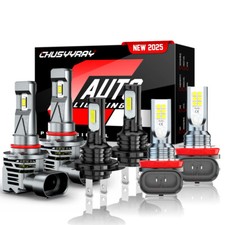 9005 H7 H11 Combo Led Headlight Hilo Fog Light Bulbs For Mazda 3 2004 2005 2006