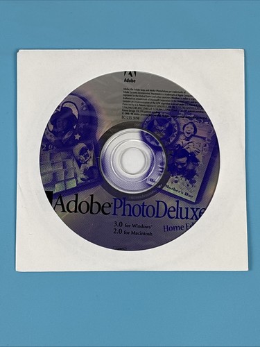 Vintage 1998 Adobe Photo Deluxe Home Edition 3.0 - Picture 3 of 3