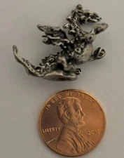 Metal Mini Figurine Partha Pewter Vintage DRAGON D & D FANTASY STRANGER THINGS