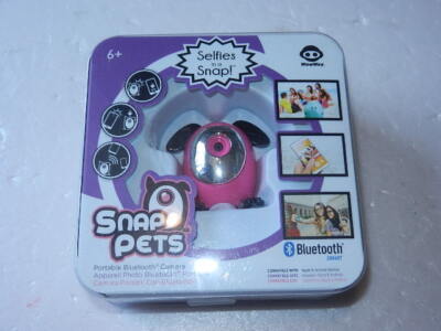 new no warranty pink Snap Pets Portable Bluetooth Camera WowWee selfies 