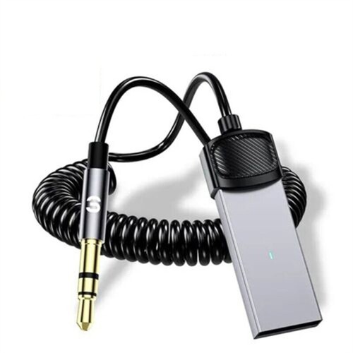 Wireless Handsfree Dongle Car USB Jack Audio Bluetooth USB To 3.5mm Aux Adapter - Zdjęcie 5 z 13