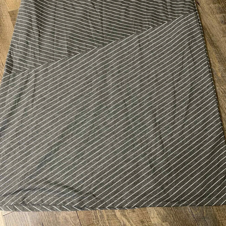 Maxi Falda Oliva y Roble Mujer Talla Pequeña Gris Blanco Multistriras Pull On Sin Forro Foto 3 de 4