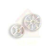Griglia bianca per Tappo Saltarello 1"-1" 1/4 piletta lavandino, bidet, lavabo