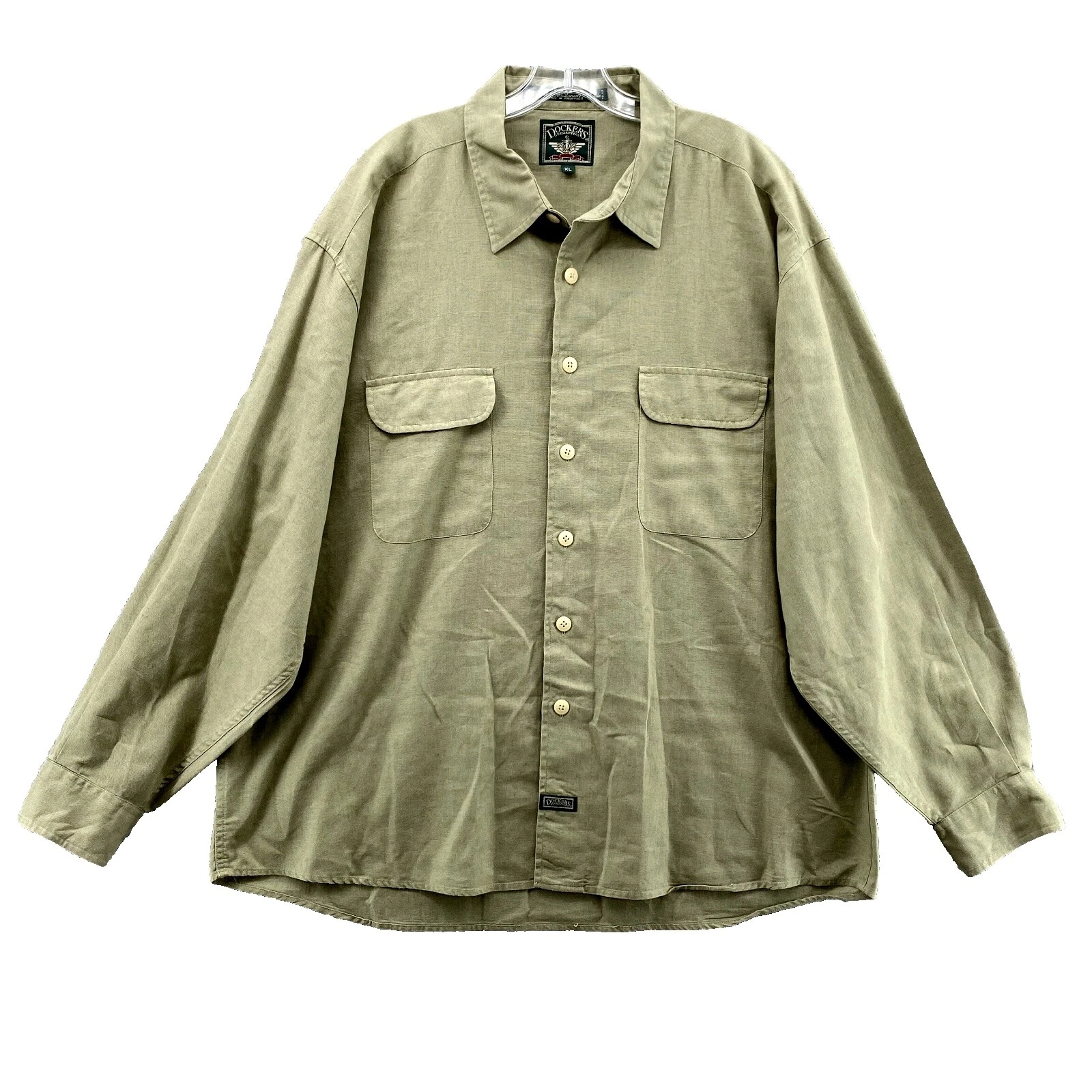 DOCKERS Lino Informal Con Botones camisas para hombres