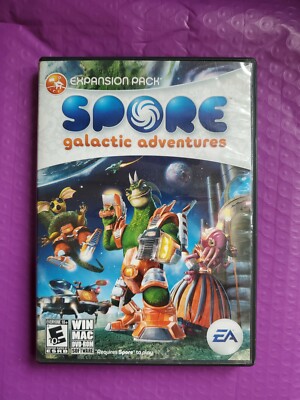 Spore/Spore Galactic Adventures Expansion Pack PC Windows MAC Video Game Bundle