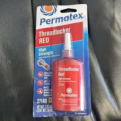 Permatex High Strength Threadlocker ( Thread Lock Glue )