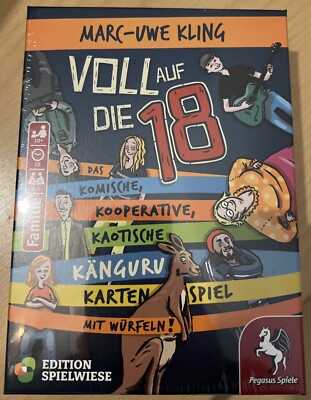 Voll auf die 18 - Das Känguru-Kartenspiel (Edition Spielwiese) | Marc-Uwe Kling