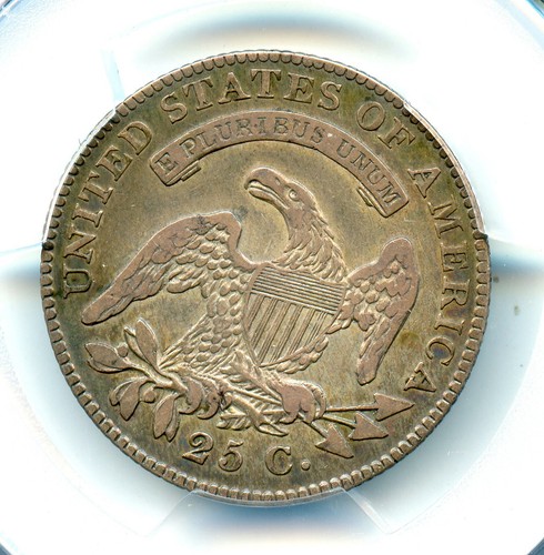 1825/4 (2) B-2 Capped Bust Quarter, PCGS VF30 - Picture 2 of 3