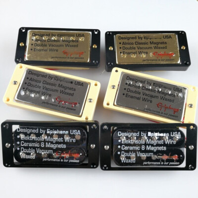 1 Set Original Genuine LP Standard SG Electric Guitar Alnico Bar Humbucker