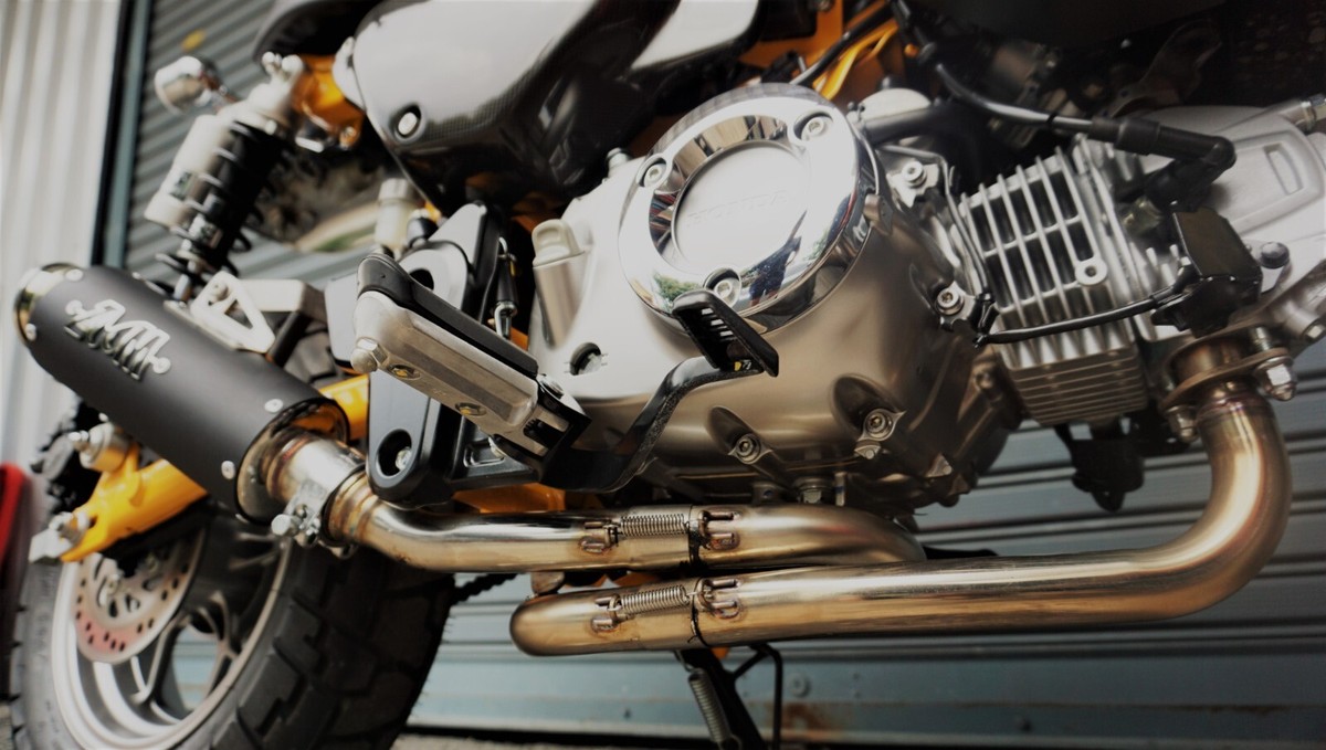 ZoOM Exhaust Honda monkey 125 LOOP Full System Low Mount 2018-2025