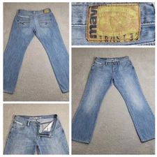 MAVI Jeans Men's 36x31 Blue Medium Wash Dustin Boot Cut Flare Denim Excellent
