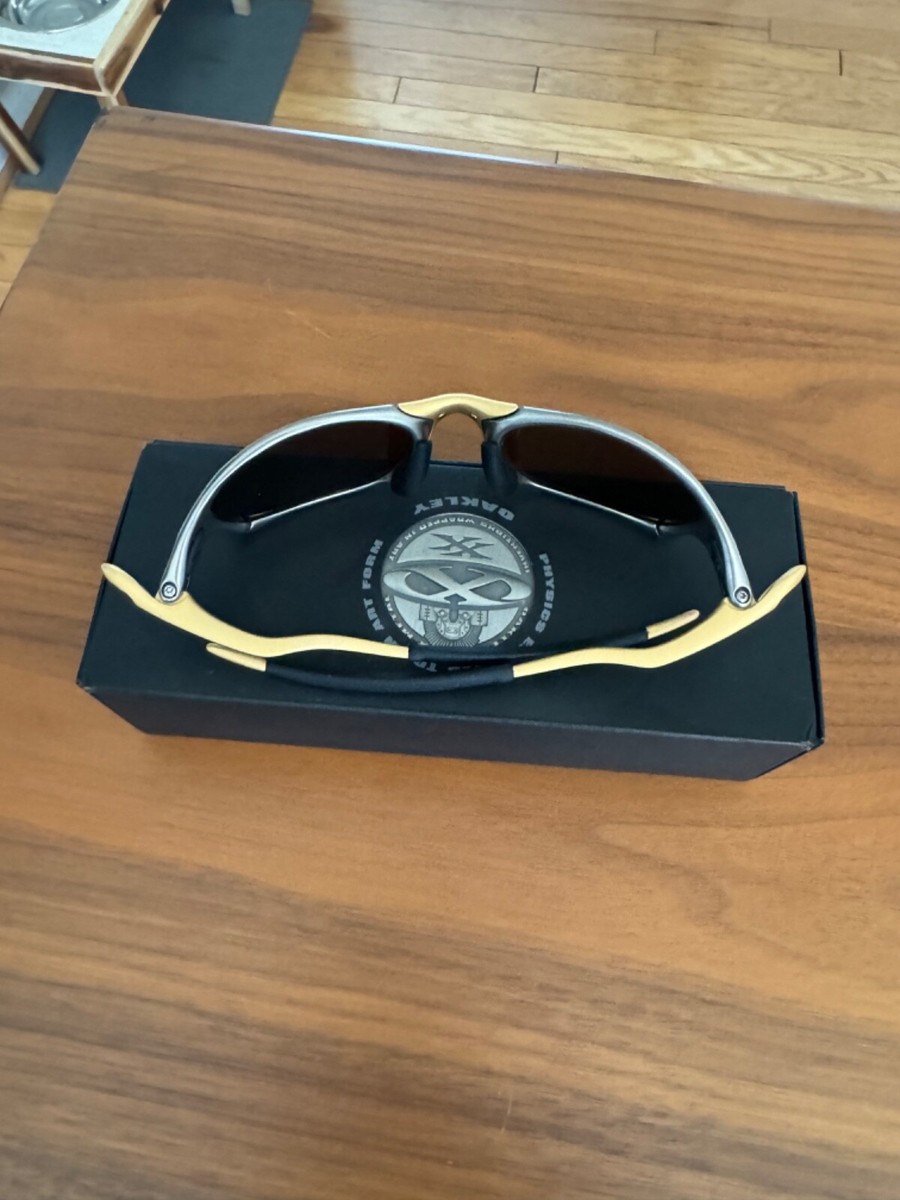 オークリー Ｘ-l XX Cerakote - Oakley X-Metal XX 24K frame with LINEGEAR Rubber