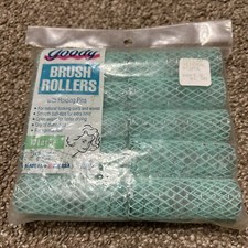 Vintage Goody Brush Rollers 10 Large With Holding Pins NEW