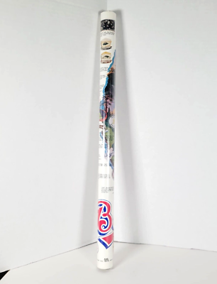 172)Baseball Map Poster 1992年 NEW Wrapped ~ 1992 Baseball Stadium