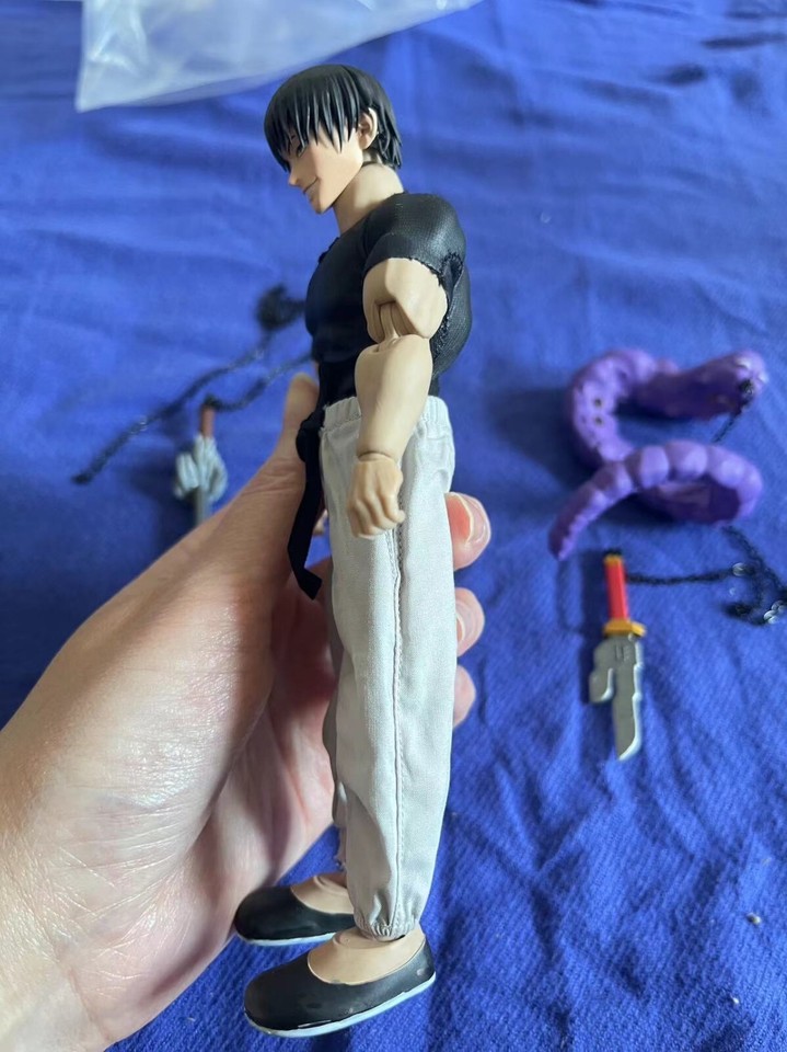 custom Jujutsu Kaisen Fushiguro Toji Action Figure shf （Black eyes） | eBay