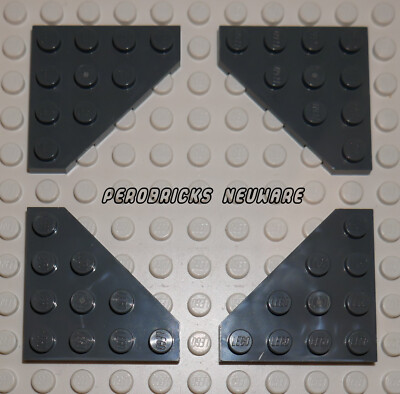Lego Basic Technik Technic 4 Platten 4x4 neu-dunkelgrau #30503 NEUWARE