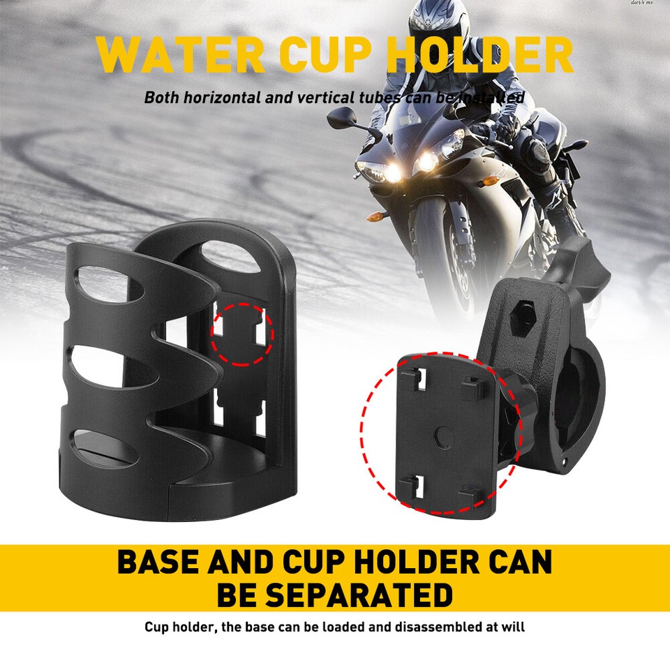 Universal Motorcycle Drink Holders ATV Cup Holder Bike Water Bottle