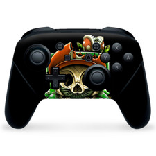 Nintendo Switch Pro Controller Skin Decal Vinyl Wrap - Gangster Mario face