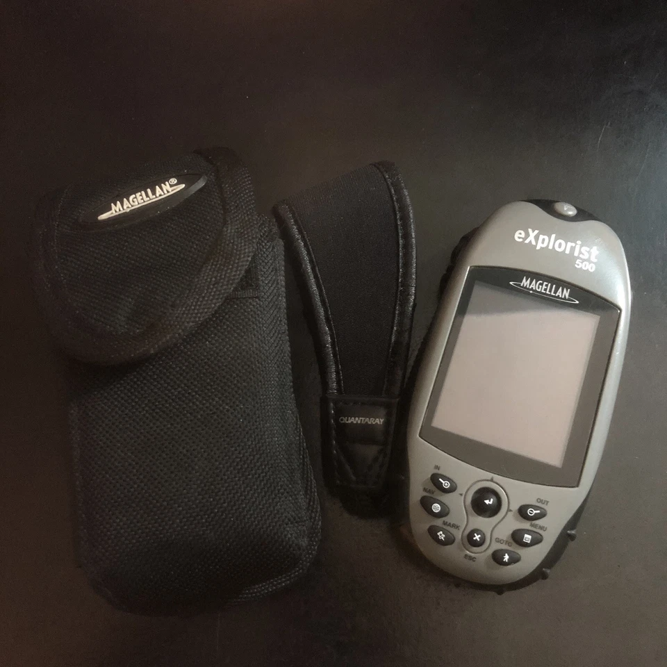 Magellan Explorist 500 Handheld Portable GPS Waterproof W/ Case Bundle UNTESTED - Image 2 of 4
