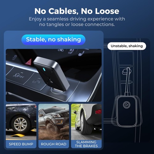 Wireless CarPlay Adapter for iPhone Mini Size for Apple CarPlay Adapter Conve... - 第 2/8 張圖片