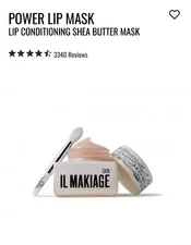 IL MAKIAGE Power Lip Conditioning Mask, 0.35 Oz Full Size New in Box