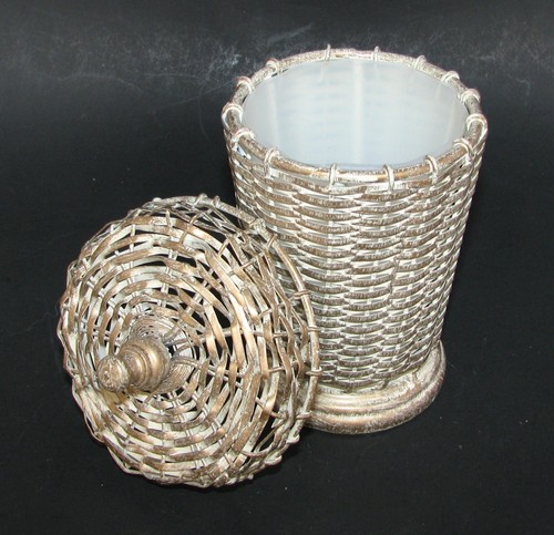 8 PC Set Oro Tessuto Metallo Sapone Dispenser+Piatto+Tumbler+Spazzolino + Tray - Foto 10 di 11
