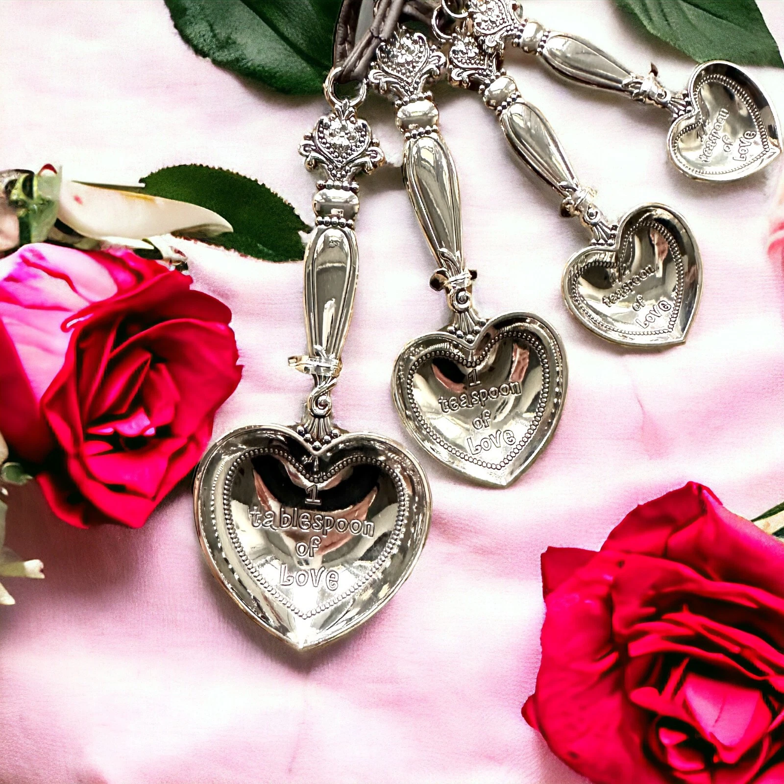 Cute Heart Shaped Measuring Spoons - Kitchen Utensils - Just Lovely!
Opens in a new window or tab