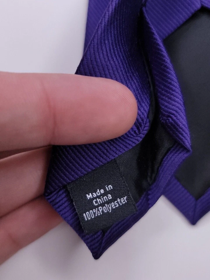 Corbata formal Dockers para hombre 56"Lx3,25"W corbata de cuello púrpura Foto 4 de 4