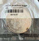 2002 Silver American Eagle Dollar Uncirulated, Original Sealed Packaging