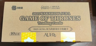 2025 Kakawow Aura Game of Thrones Trading cards Sealed case In Stock