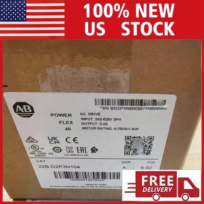 AB 22B-D2P3N104 22BD2P3N104 PowerFlex 40 AC Drive Free Shipping New PLC 1PC US