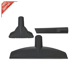 3-PC Cordless Nozzle Kit for Wet/Dry Use - Versatile Carpet & Vehicle Cleaner