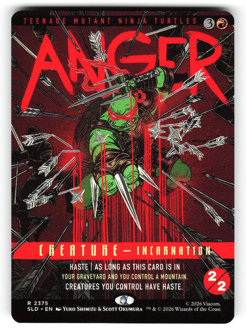 Anger #2375 (NM) (Non-Foil) (R) (SLD) Magic MTG
