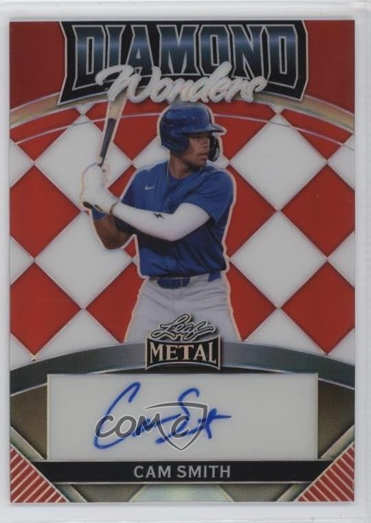 2024 Leaf Metal Diamond Wonders Red Prismatic 11/20 Cam Smith #DW-CS2 Auto 17u0