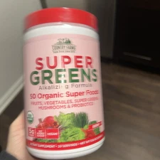 Country Farms Super Greens Organic Drink Mix 50 Superfoods 10.6 Ounce