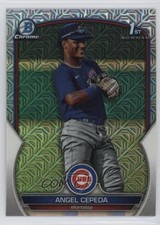 2023 Bowman Chrome Prospects Mega Box Mojo Refractor Angel Cepeda #BCP-205 6u5