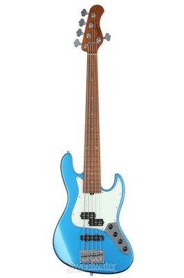 Sadowsky MetroExpress 21-Fret Hybrid PJ 5-string Bass - Ice Blue Metallic