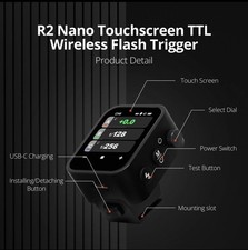 Flashpoint R2 Nano Touchscreen TTL Wireless Flash Trigger for Canon