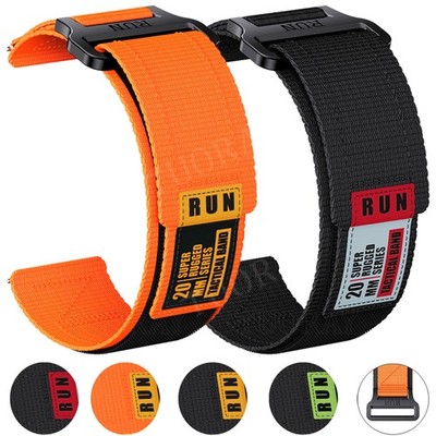 Nylon Armband für Samsung Galaxy Watch FE 7 6 3 4 5 Pro Classic 42-47mm Active 2