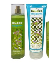 Bath  Body Works Island Margarita Cream  Fragrance Mist Spray Set of 2