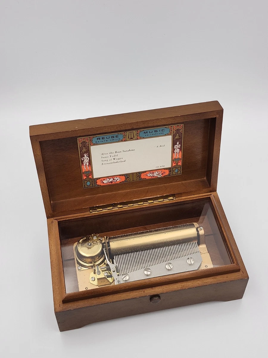 Reuge Sainte Croix In Collectible Music Boxes (1940-1970) for sale