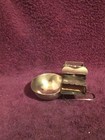 SILVER CARD TABLE MATCH HOLDER ASHTRAY COMBINATION — photo 6