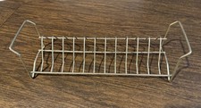 Vintage 8 Track Tape Standing Wire Metal Storage Rack - Holds 13