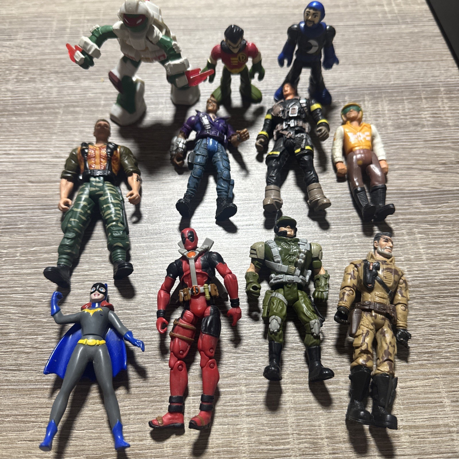 Lot Dc Gi Ninja Turtle - Misc  As Shown! Action Figures 90s