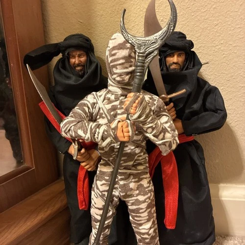 1/6 GI Joe Adventure Team Super Articulated Custom Mummy And Tomb Guards Set 12”