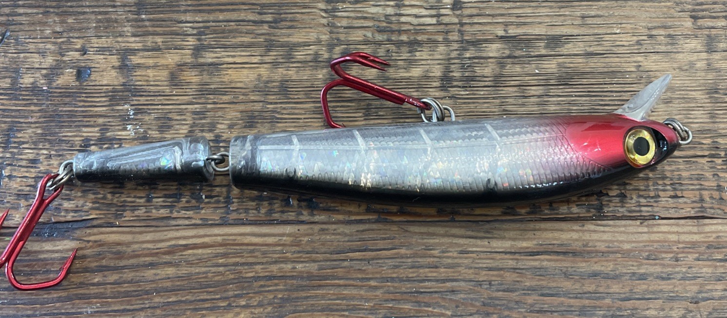 Lot of 4 Muskie Pike Lures (ThunderStick, Swimmin Pig, Pig, Custom imitation Pig - Image 16