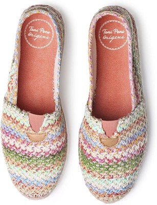 Toni Pons Espadrille Wedge Sandal Made in Spain Rubber Outsole 39 Arlet-US8.5