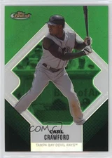 2006 Topps Finest Green Refractor /199 Carl Crawford #127