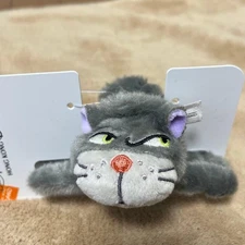 Disney Cinderella Lucifer Hair Clip  Plush Charm Cat Mascot  MIB, Hong