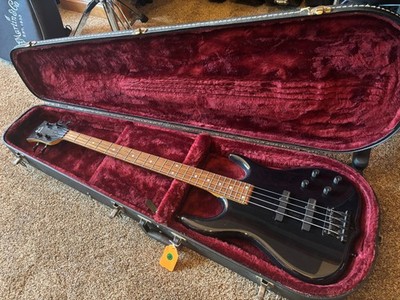 Ken Smith 4 String bass Black 1993 USA Burner w Ken Smith Case